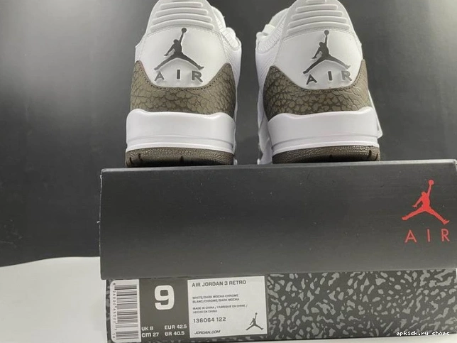 Cheap Mocha Air 3 Retro (2018) Jordan 136064-122 0809